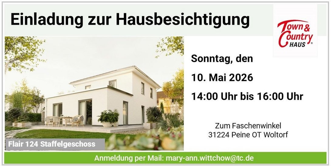Hausbesichtigung Einfamilienhaus Peine OT Woltorf